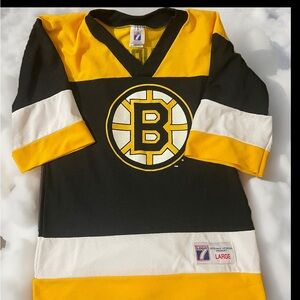 Boston Bruins Ray Bourque Jersey #77 Youth Size Lg 14/16 by Logo 7 NHL Hockey